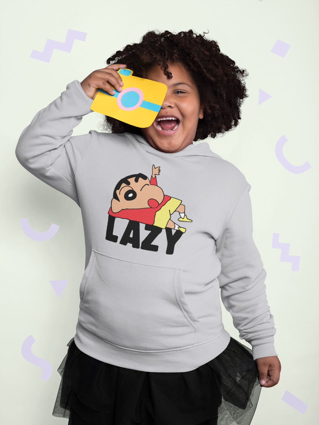 Lazy  Girl Hoodies-KidsFashionVilla