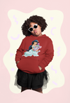 Cute Cartoon Girl Hoodies-KidsFashionVilla