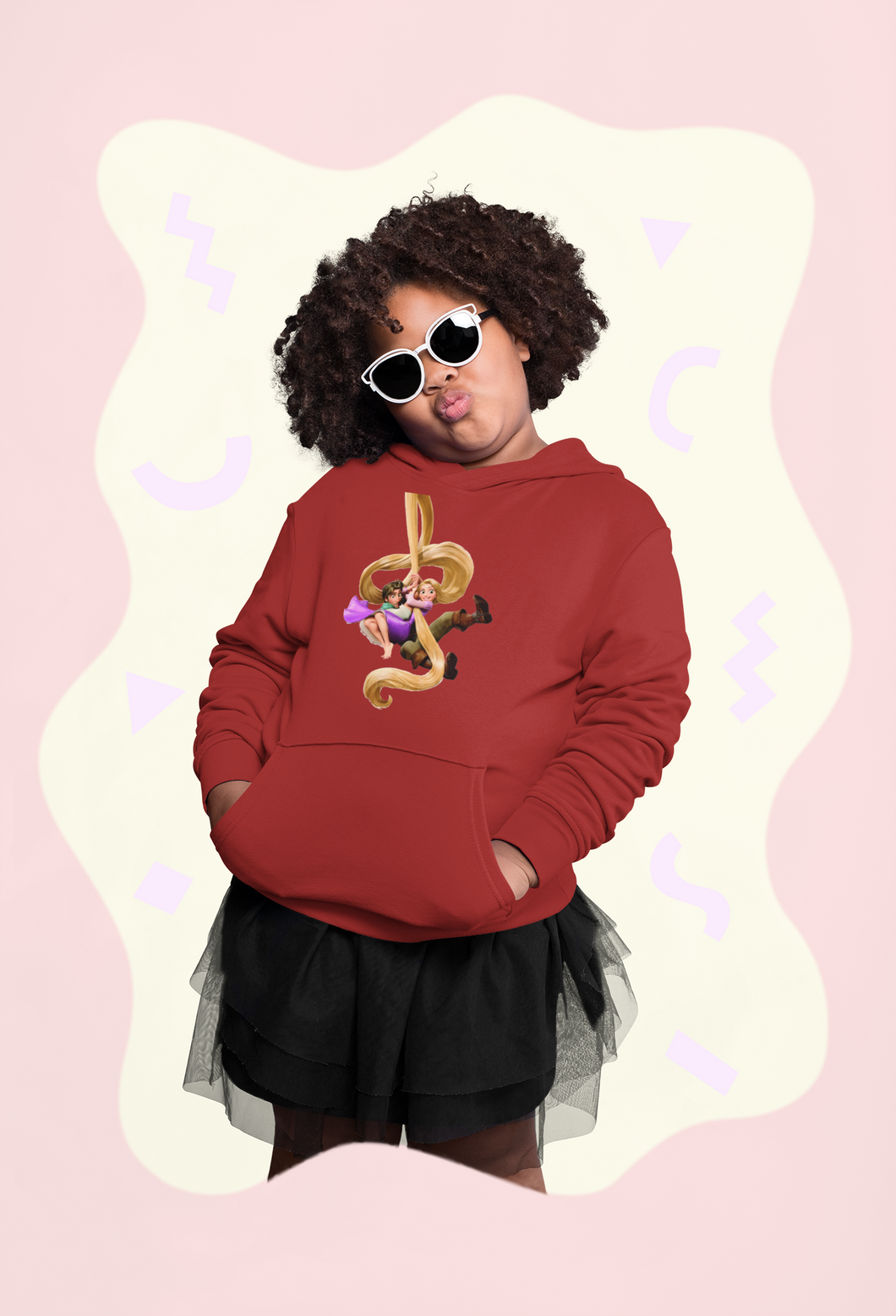 Cute Princess Girl Hoodies-KidsFashionVilla