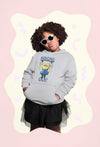 Hanging Out Minion Girl Hoodies-KidsFashionVilla