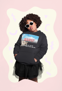 Moo Moo Brown Cow Poem Girl Hoodies-KidsFashionVilla