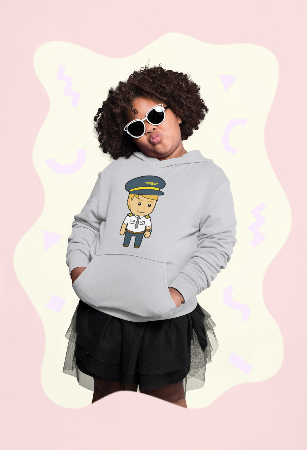 Future Pilot Girl Hoodies-KidsFashionVilla