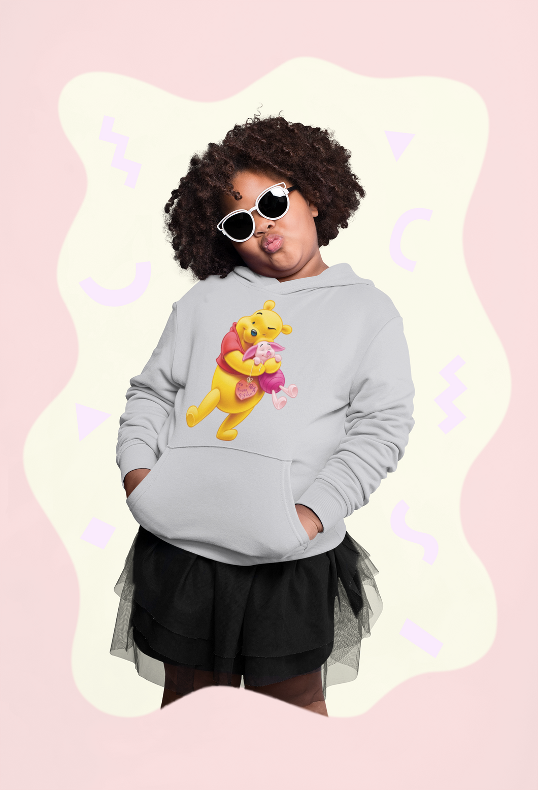 Cute Cartoon Girl Hoodies-KidsFashionVilla