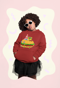 Cute Cartoon Girl Hoodies-KidsFashionVilla