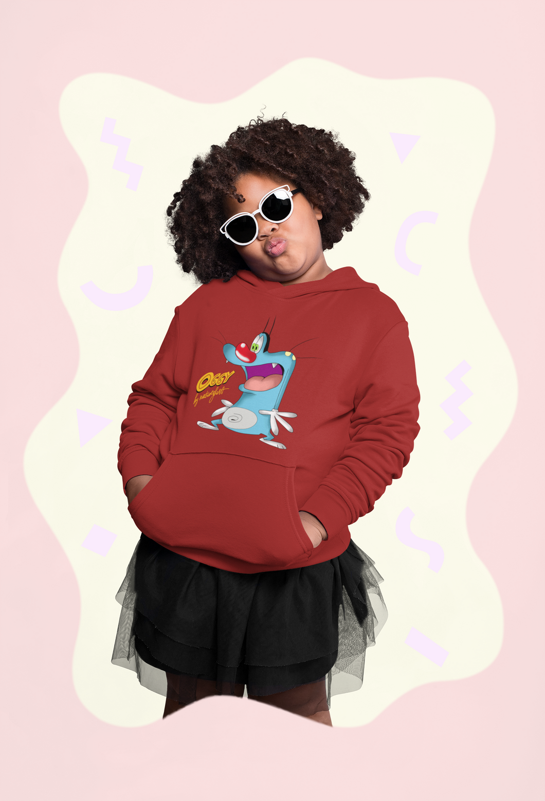 Cute Cartoon Girl Hoodies-KidsFashionVilla