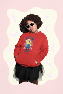 Hanging Out Minion Girl Hoodies-KidsFashionVilla