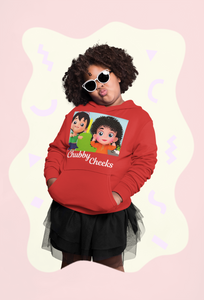 Chubby Cheeks Poem Girl Hoodies-KidsFashionVilla