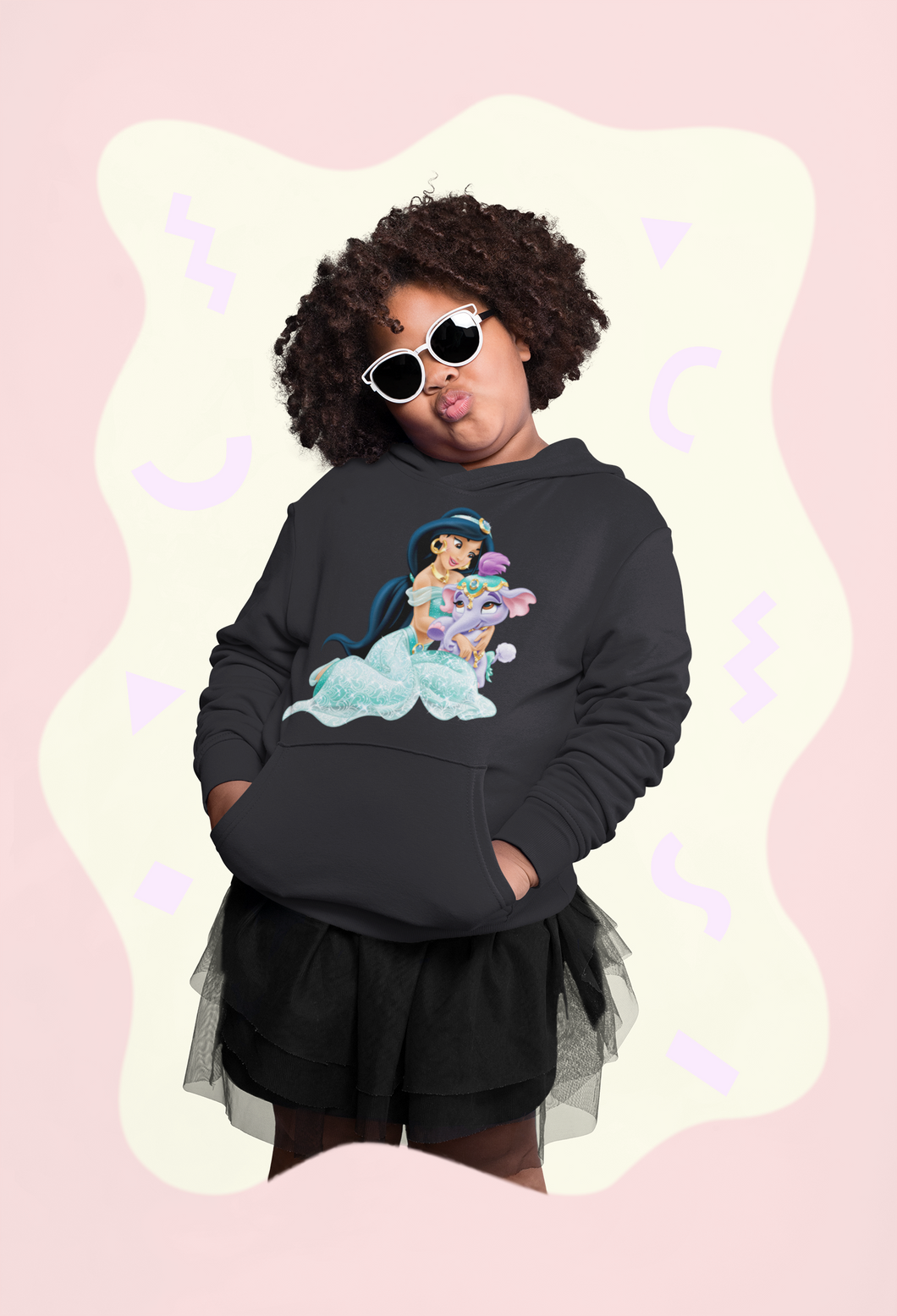 Cute Cartoon Girl Hoodies-KidsFashionVilla