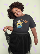 Load image into Gallery viewer, Cute Cartoon Half Sleeves T-Shirt For Girls -KidsFashionVilla
