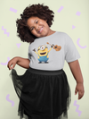 Cute Cartoon Half Sleeves T-Shirt For Girls -KidsFashionVilla