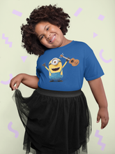 Load image into Gallery viewer, Cute Cartoon Half Sleeves T-Shirt For Girls -KidsFashionVilla
