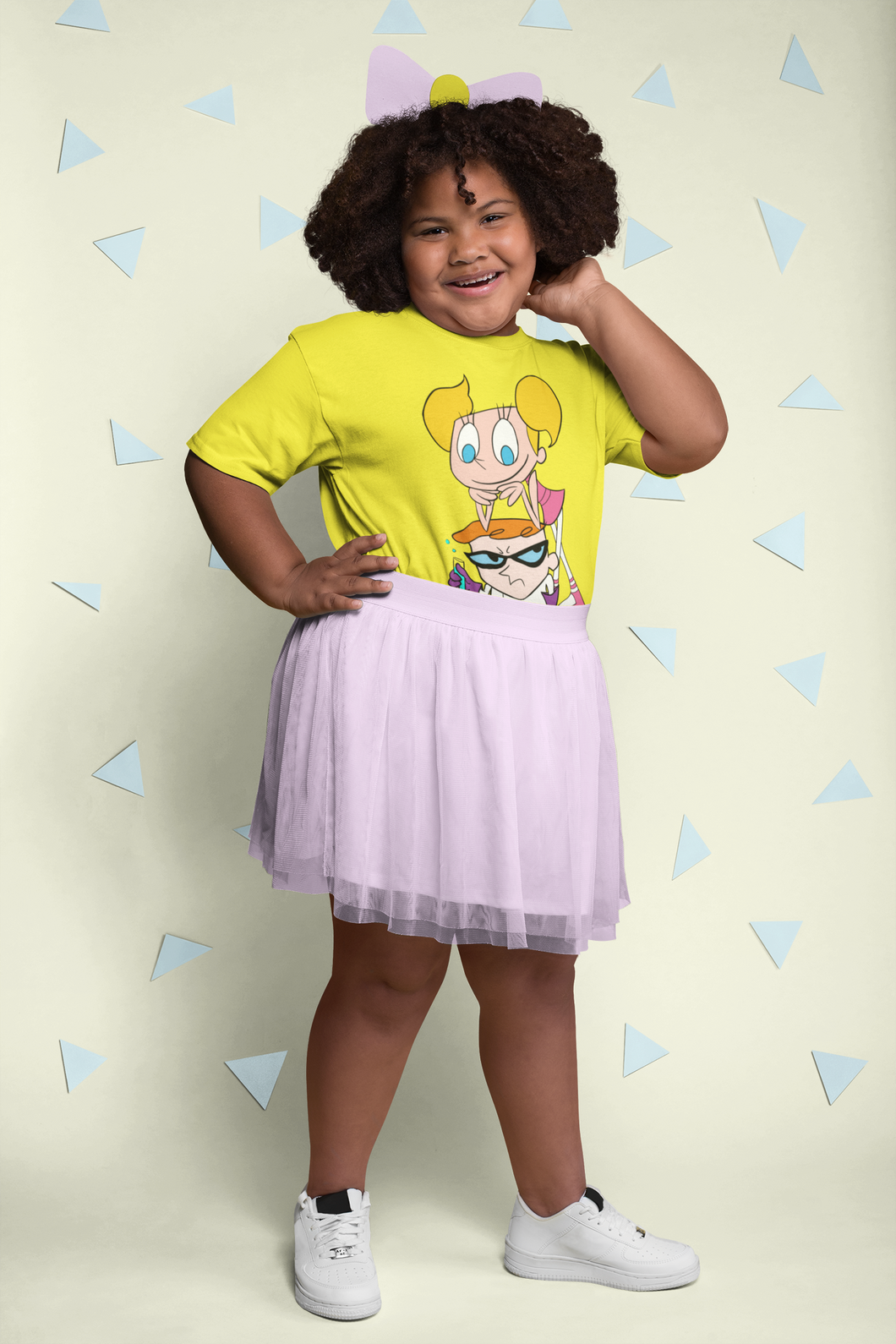 Cute Cartoon Half Sleeves T-Shirt For Girls -KidsFashionVilla