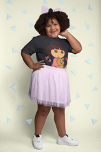 Load image into Gallery viewer, Cute Cartoon Half Sleeves T-Shirt For Girls -KidsFashionVilla
