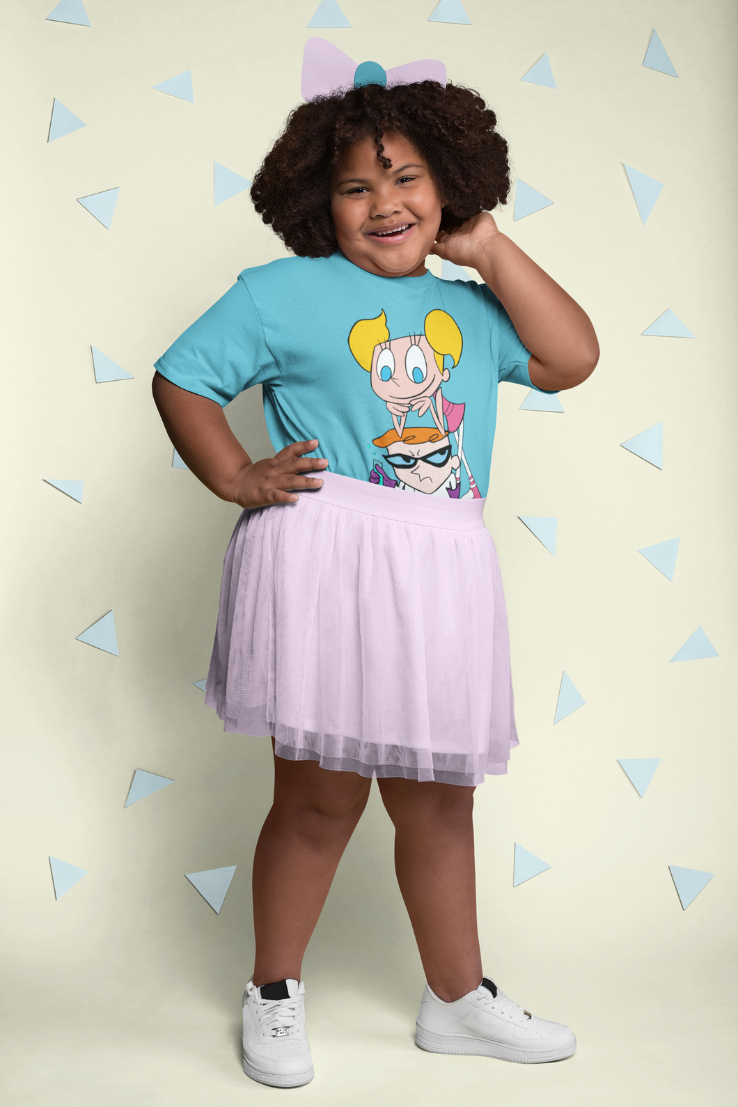 Cute Cartoon Half Sleeves T-Shirt For Girls -KidsFashionVilla