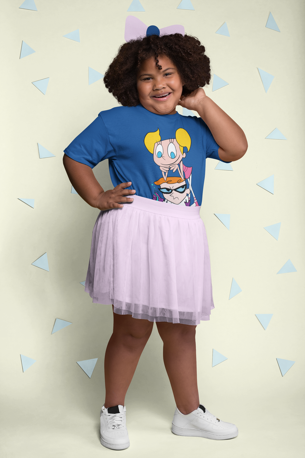 Cute Cartoon Half Sleeves T-Shirt For Girls -KidsFashionVilla
