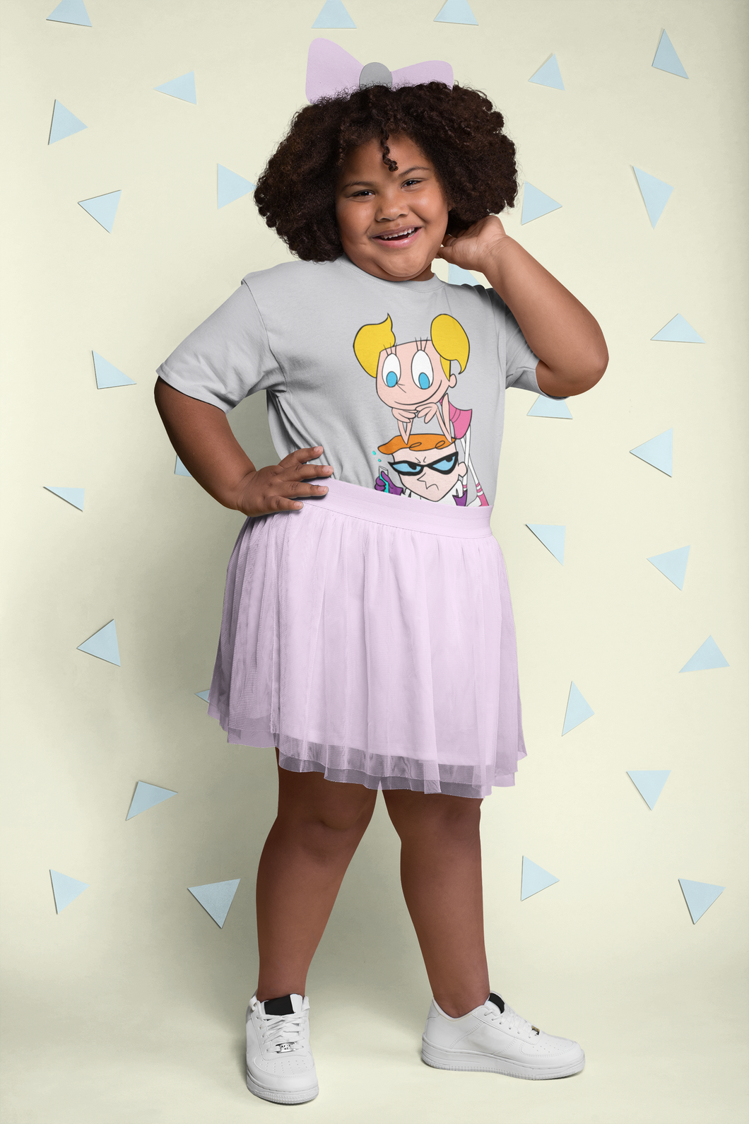 Cute Cartoon Half Sleeves T-Shirt For Girls -KidsFashionVilla
