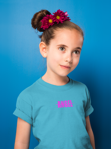 Angel Minimals Half Sleeves T-Shirt For Girls -KidsFashionVilla