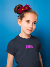 Load image into Gallery viewer, Angel Minimals Half Sleeves T-Shirt For Girls -KidsFashionVilla
