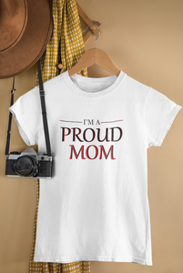Proud Mom Mother And Son White Matching T-Shirt- KidsFashionVilla