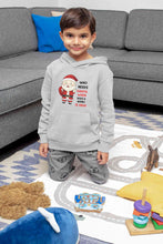 Load image into Gallery viewer, Customized Name Santa Nanu Is Here Christmas Boy Hoodies-KidsFashionVilla
