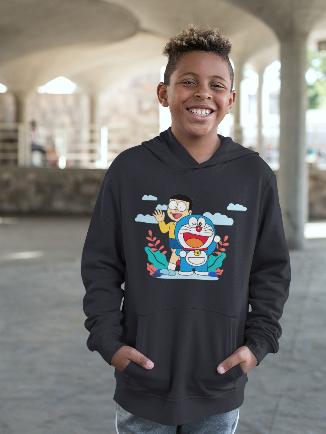 Cute Cartoon Boy Hoodies-KidsFashionVilla