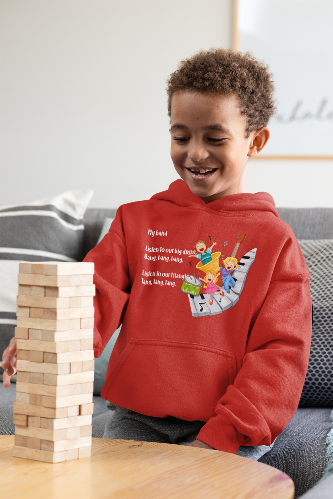 My Band Poem Boy Hoodies-KidsFashionVilla