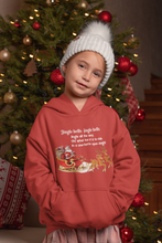 Load image into Gallery viewer, Jingle Bells Poem Girl Hoodies-KidsFashionVilla

