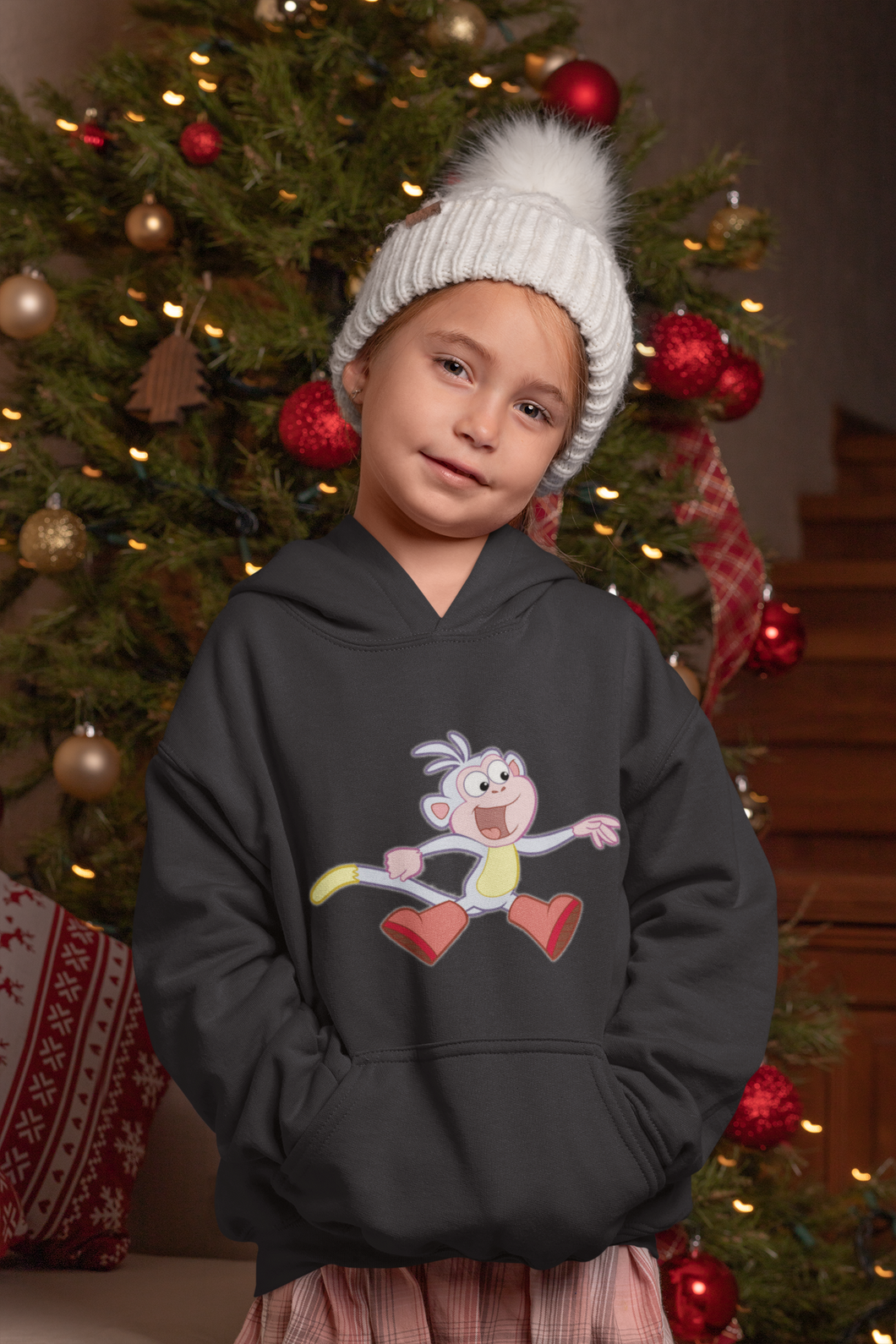 Cute Cartoon Girl Hoodies-KidsFashionVilla