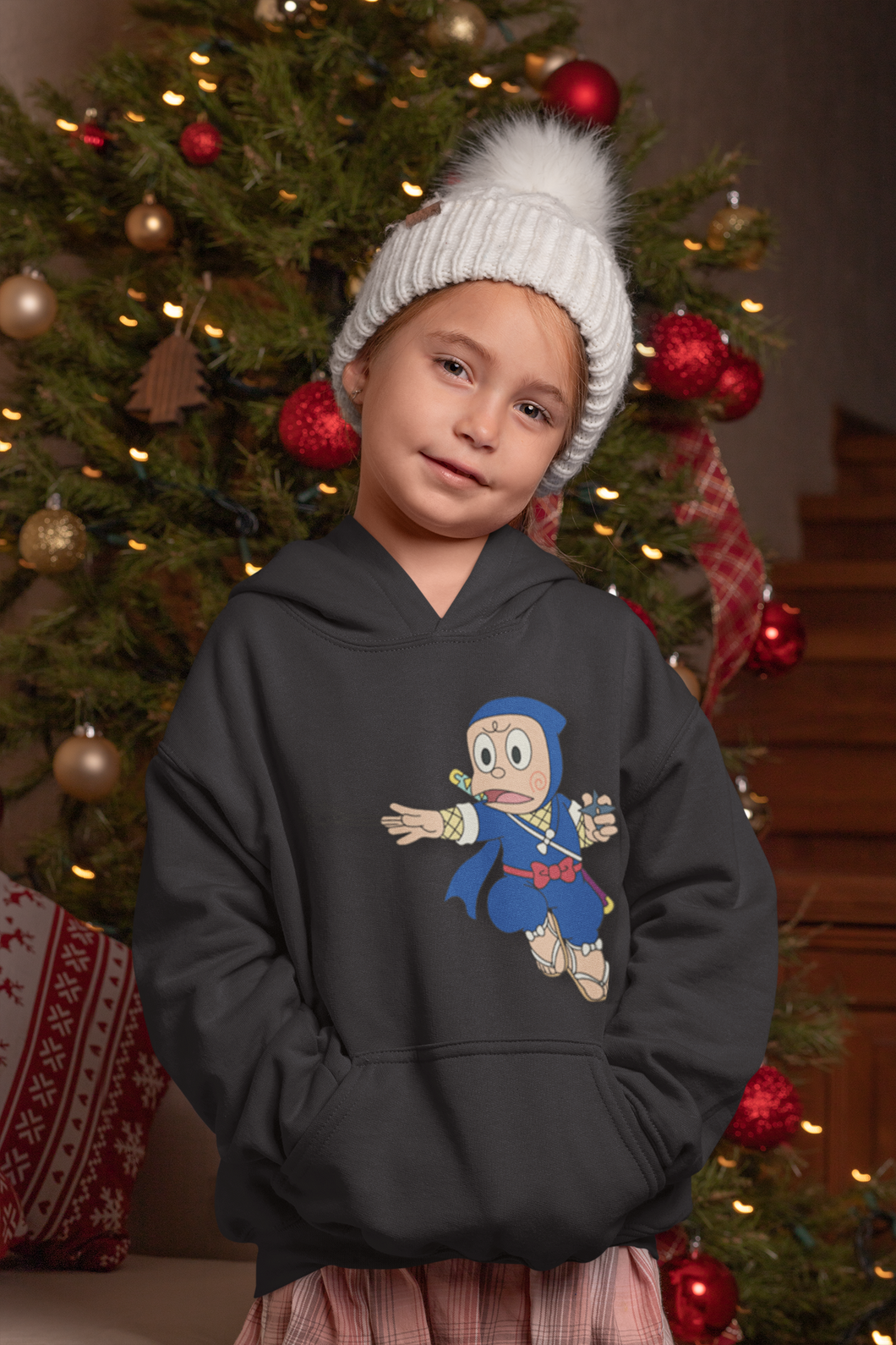 Cute Cartoon Girl Hoodies-KidsFashionVilla