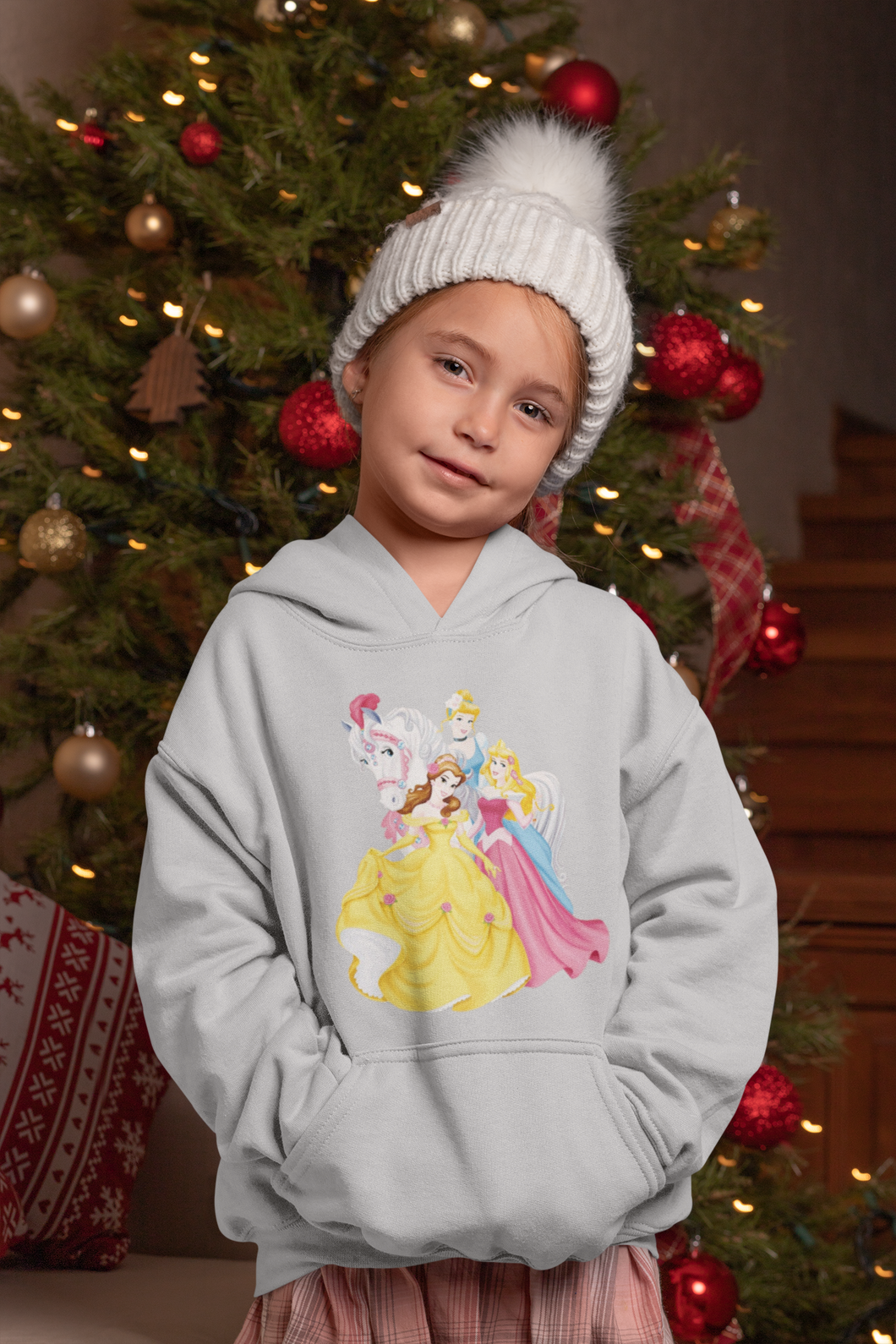 Cute Princess Girl Hoodies-KidsFashionVilla
