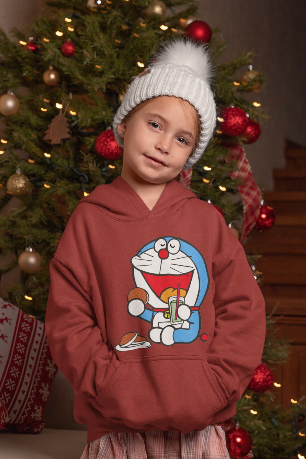 Cute Cartoon Girl Hoodies-KidsFashionVilla
