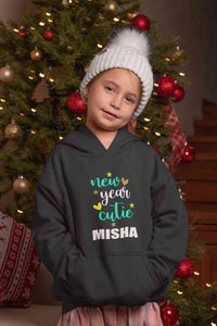 Customized Name New Year Cutie Girl Hoodies-KidsFashionVilla