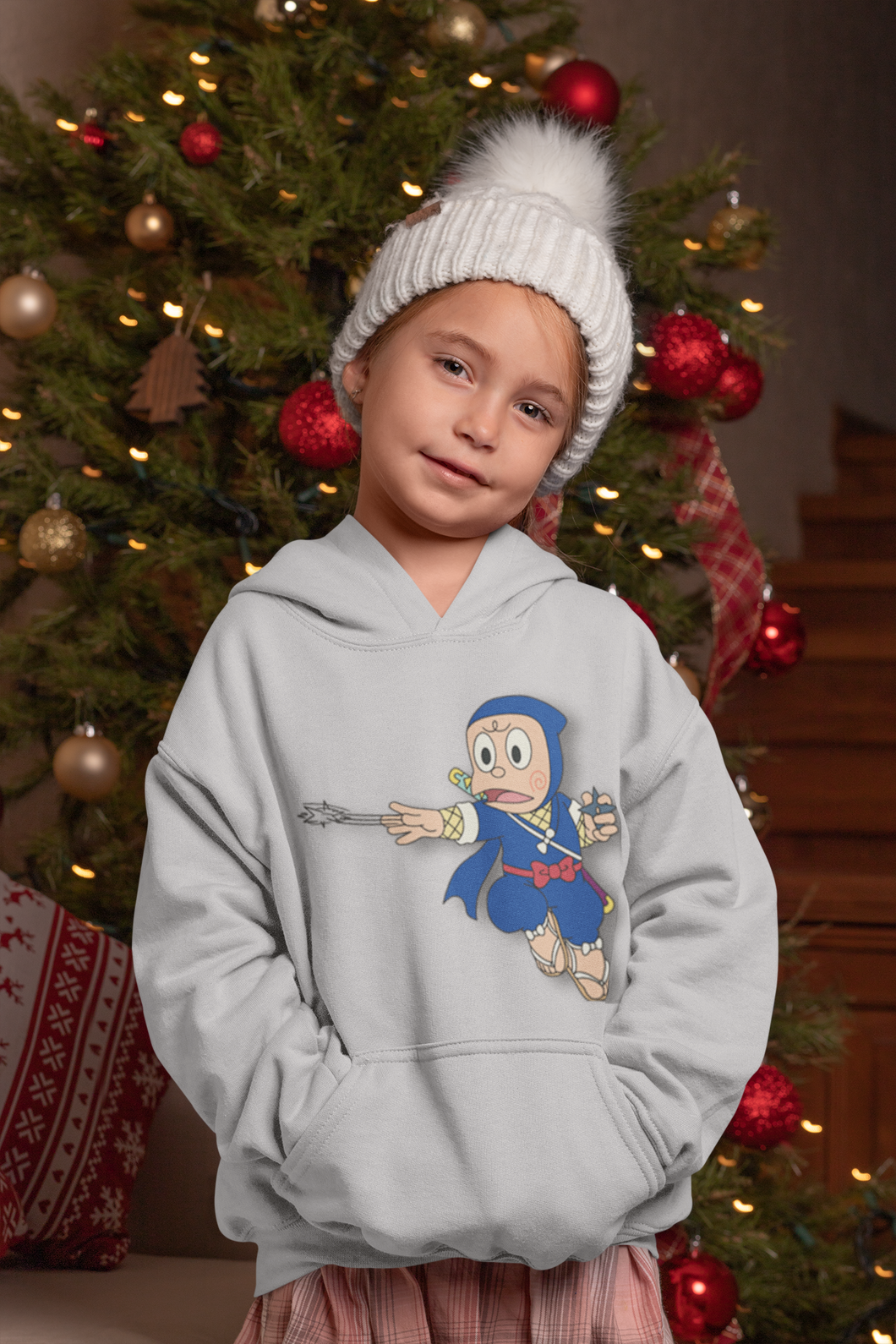 Cute Cartoon Girl Hoodies-KidsFashionVilla