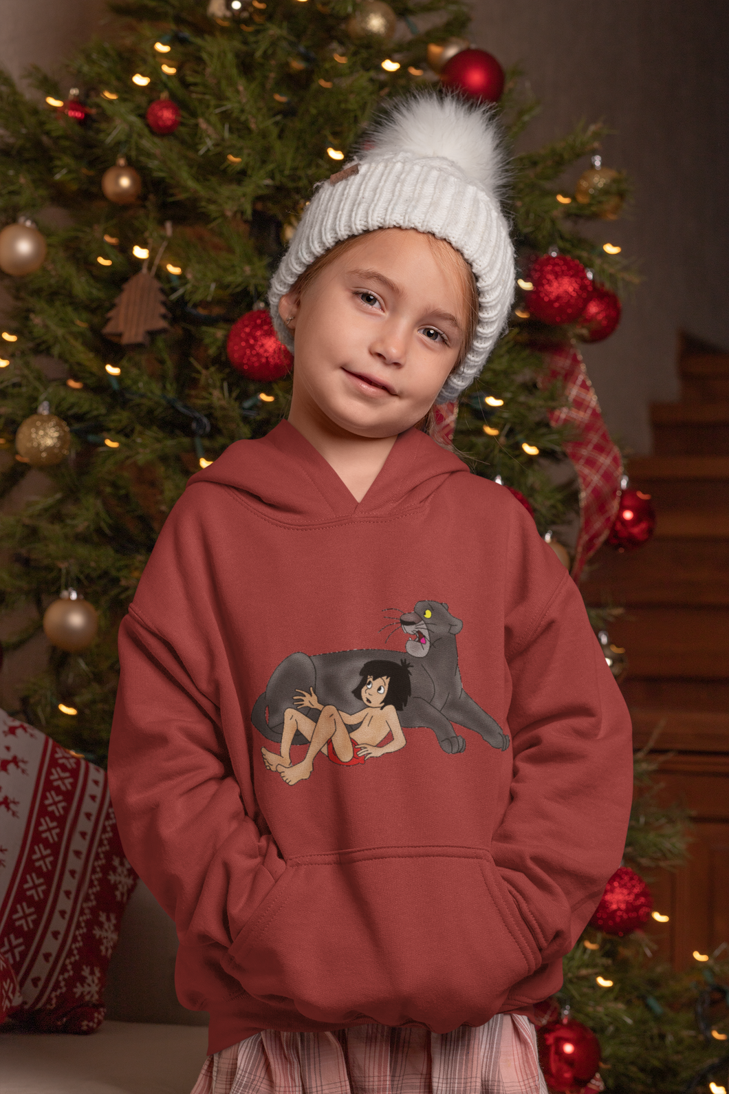 Cute Cartoon Girl Hoodies-KidsFashionVilla