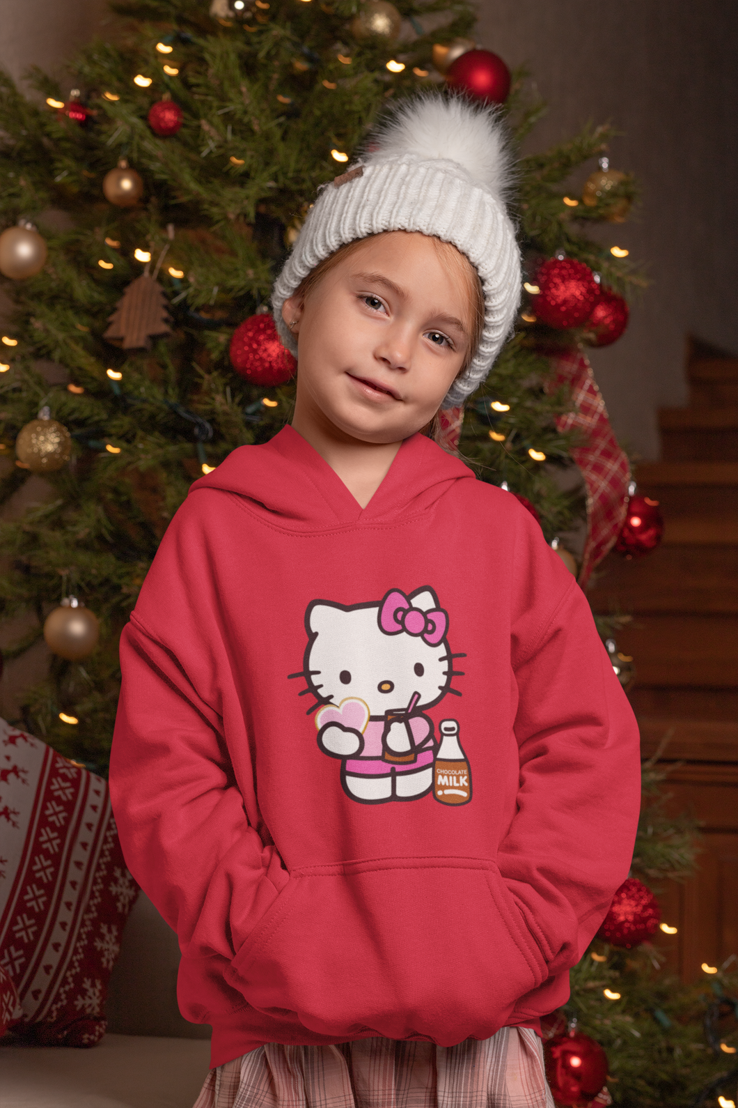 Hello Kitty Cartoon Girl Hoodies-KidsFashionVilla