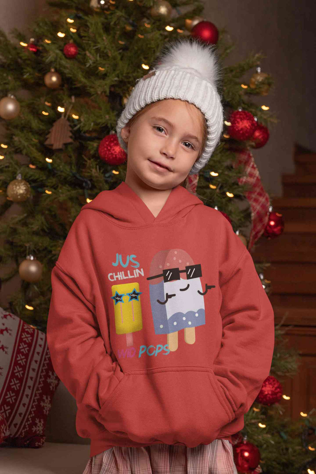 Popsicle Cartoon Girl Hoodies-KidsFashionVilla