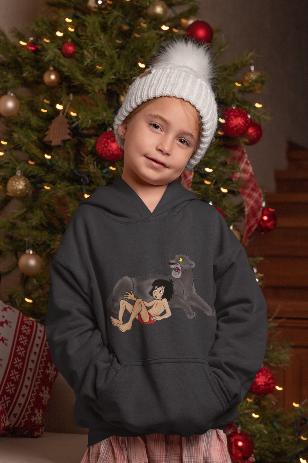 Cute Cartoon Girl Hoodies-KidsFashionVilla