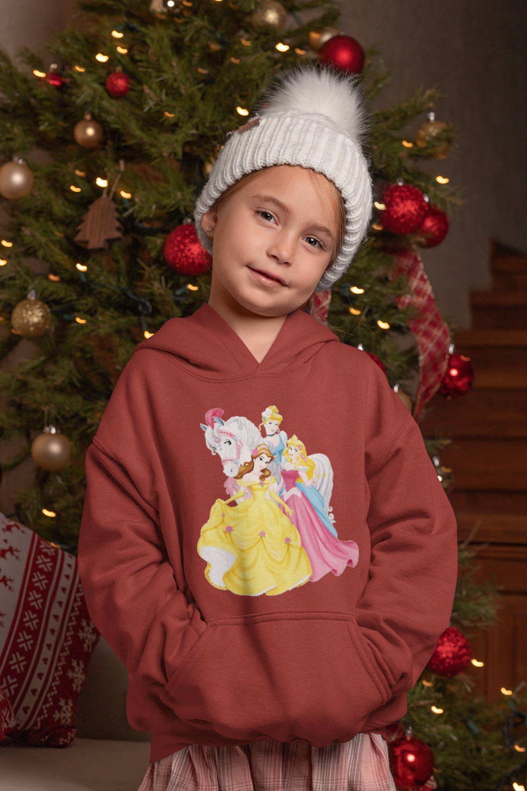 Cute Princess Girl Hoodies-KidsFashionVilla