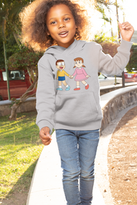 Cute Cartoon Girl Hoodies-KidsFashionVilla