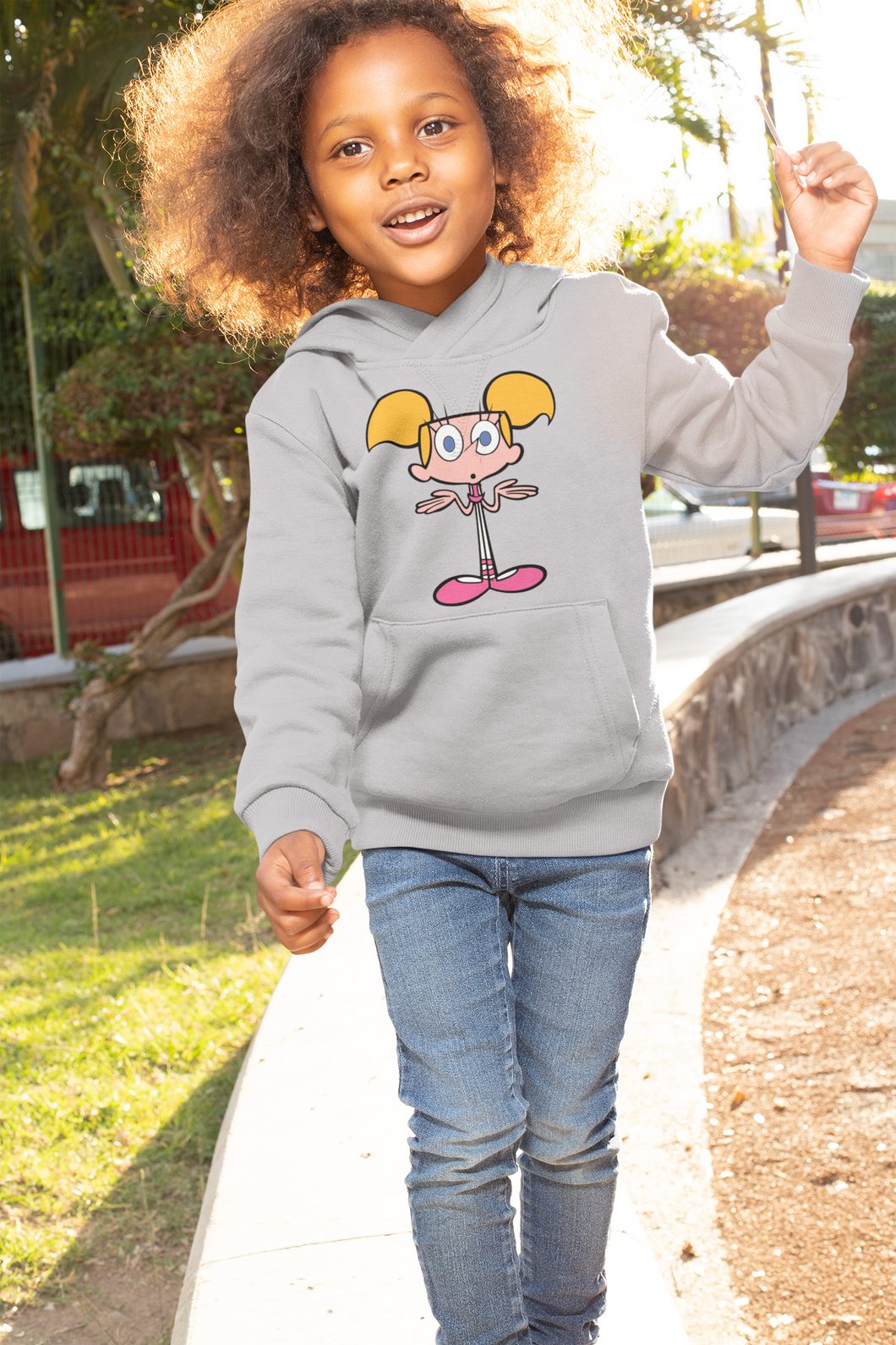 Cute Cartoon Girl Hoodies-KidsFashionVilla