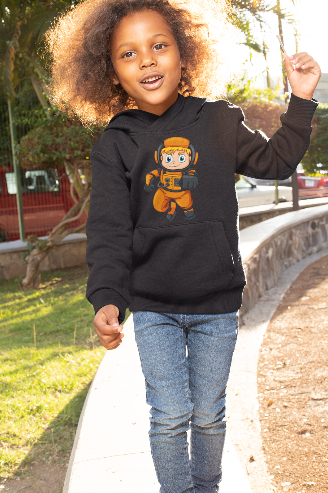 Future Astronaut  Girl Hoodies-KidsFashionVilla