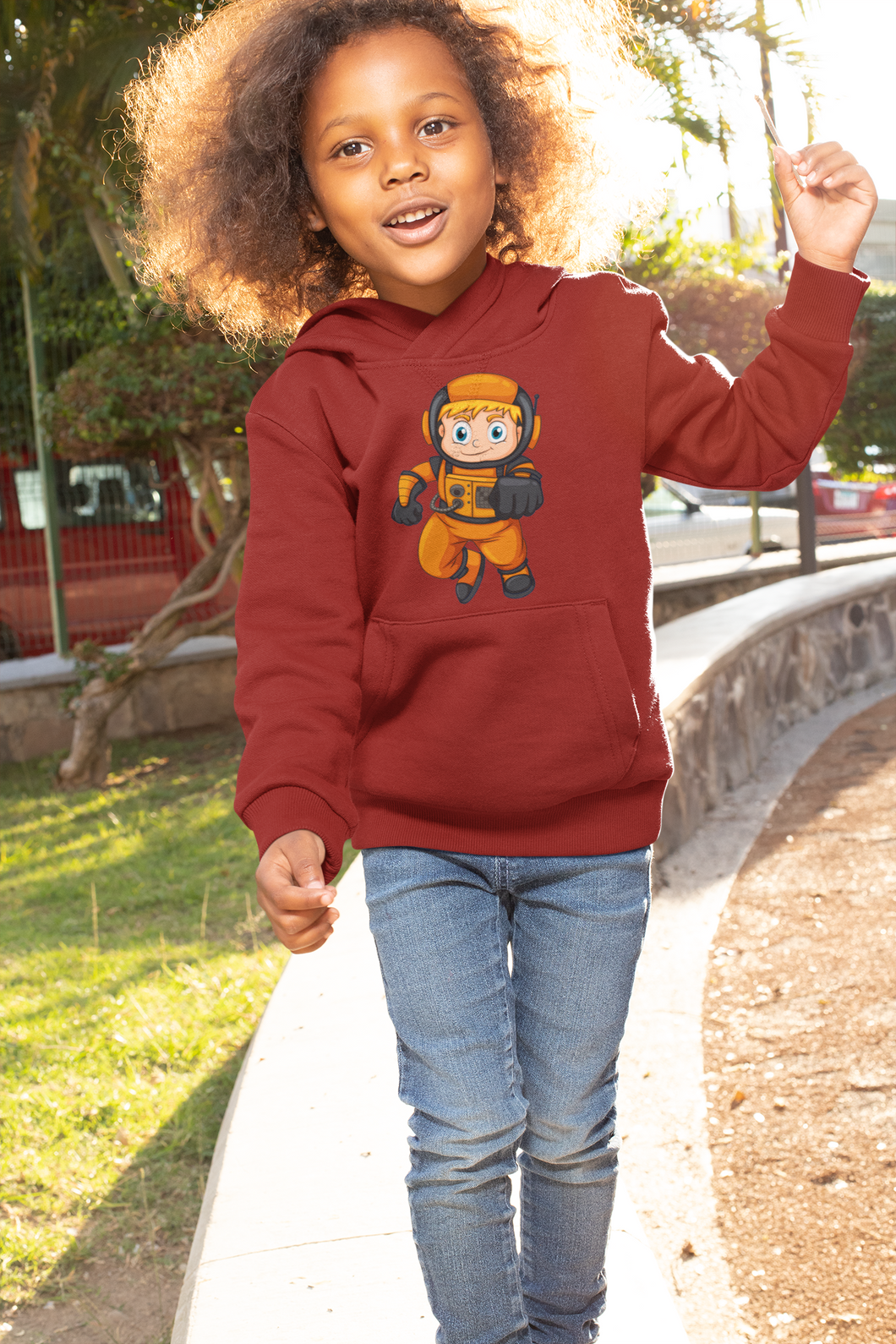 Future Astronaut  Girl Hoodies-KidsFashionVilla