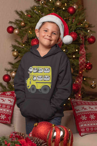 Panda Yellow Bus Cartoon Boy Hoodies-KidsFashionVilla