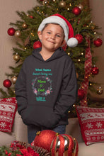Load image into Gallery viewer, What Santa Does Not Bring Me Mom &amp; Dad Will Christmas Boy Hoodies-KidsFashionVilla
