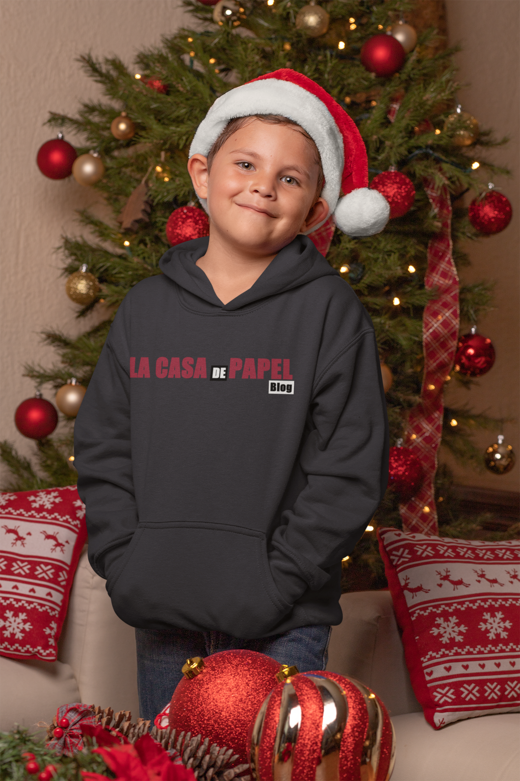 La Casa De Papel Money Heist Boy Hoodies-KidsFashionVilla