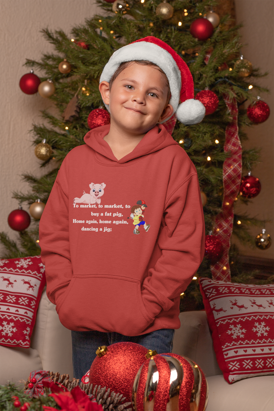 To Market To Market Poem Boy Hoodies-KidsFashionVilla