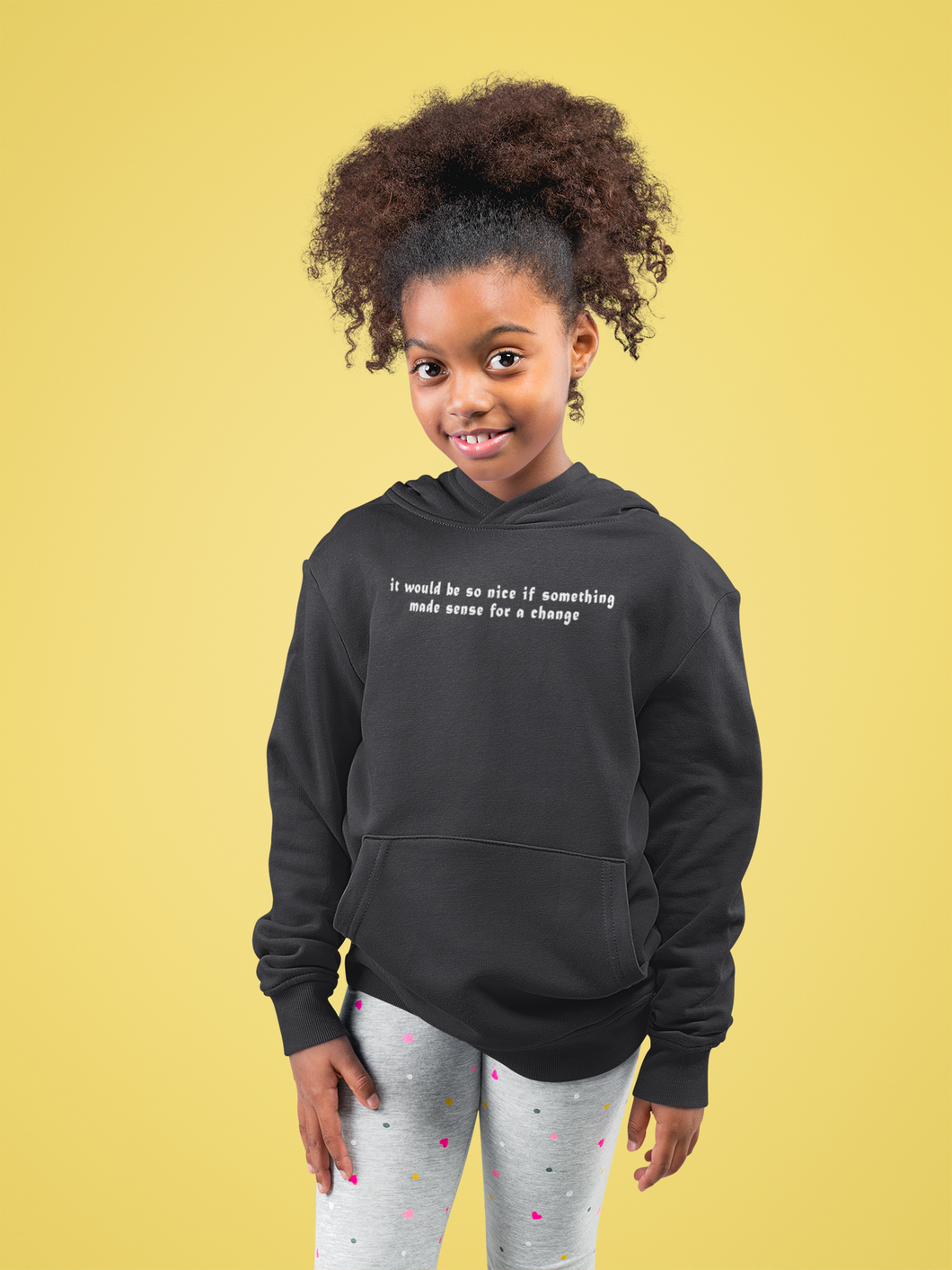 It Would Be So Nice Minimal Girl Hoodies-KidsFashionVilla