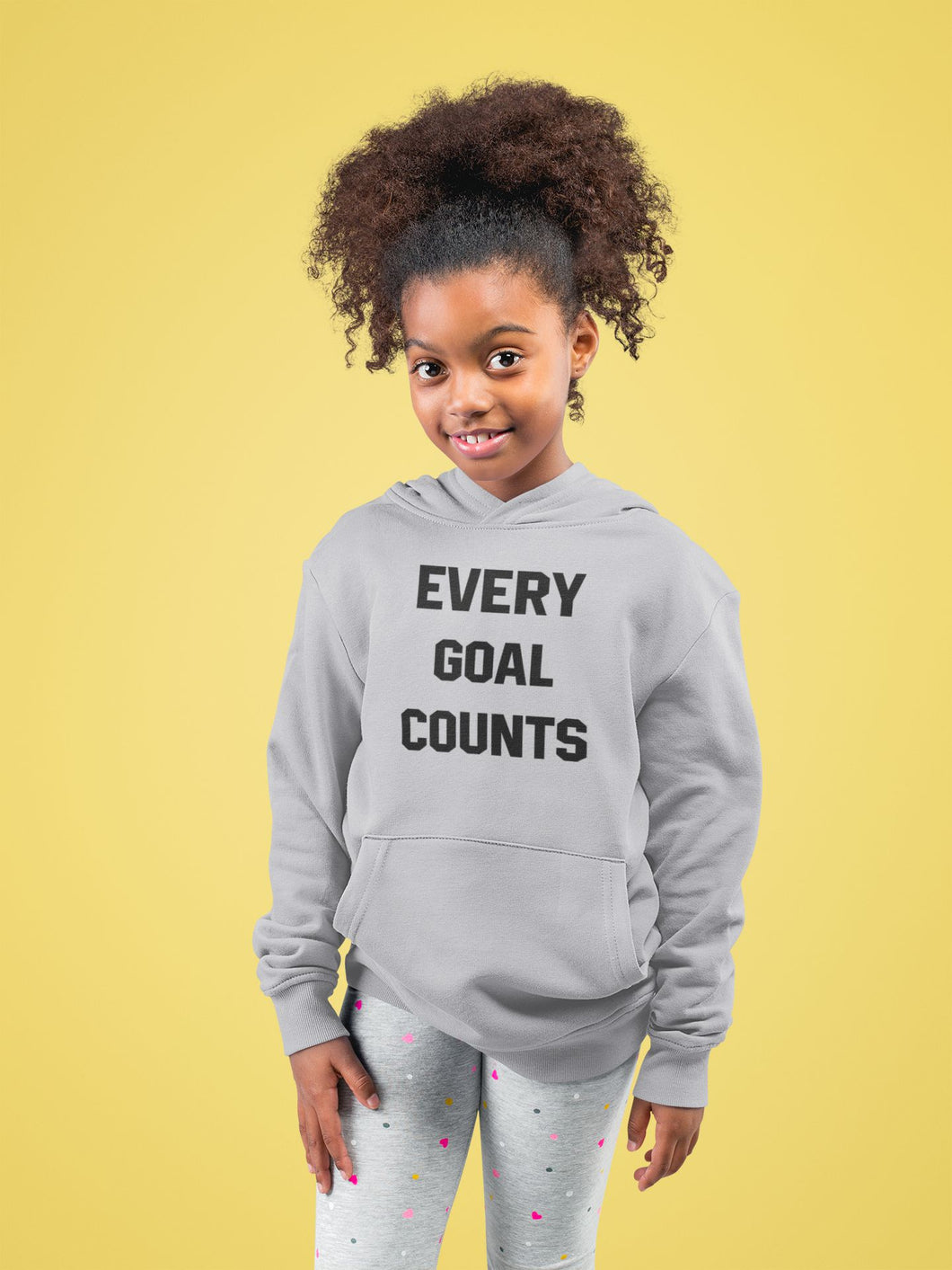 Every Goals Counts Girl Hoodies-KidsFashionVilla