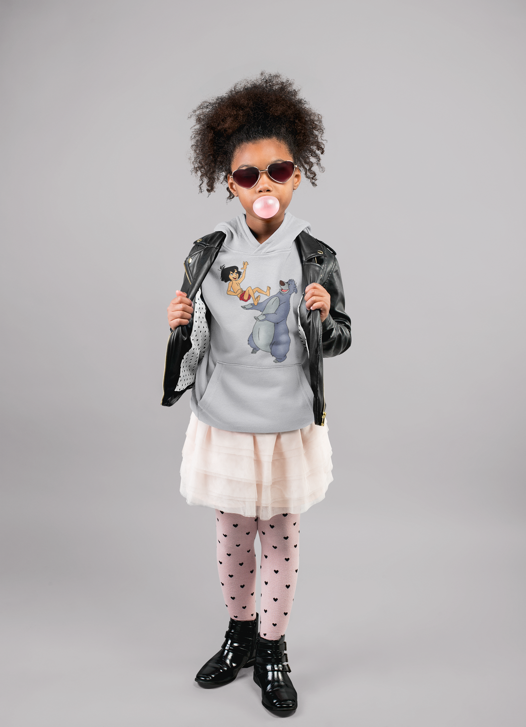 Cute Cartoon Girl Hoodies-KidsFashionVilla