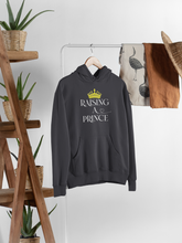 Load image into Gallery viewer, Raised By A Queen Mother And Son Black Matching Hoodies- KidsFashionVilla
